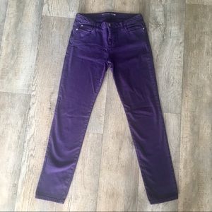 Michael Kors Purple Straight Leg Jean Size 6